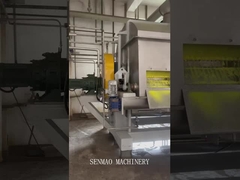 The drum scraper dryer is working. operating normally