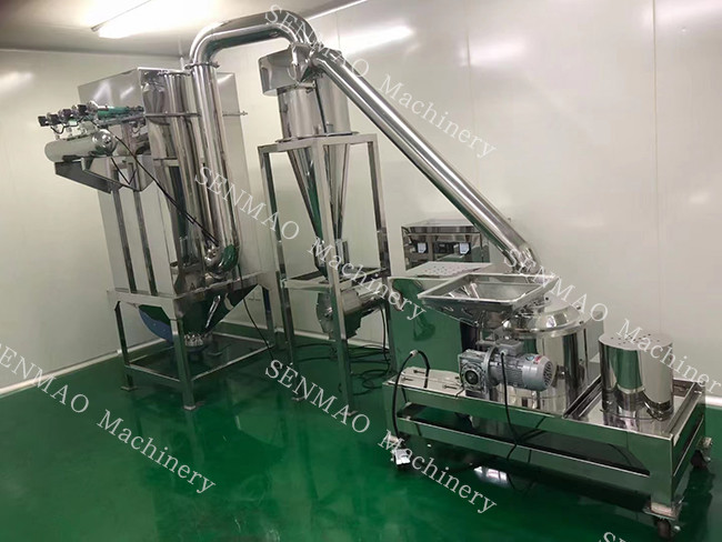 SUS304 SUS316L Ultra Fine Pulverizer Particle Size For Heat Sensitive ...
