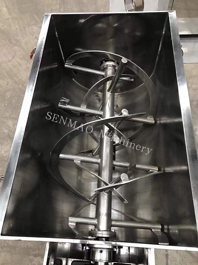 Powder Ribbon Mixer Putty Powder Horizontal Paste Ribbon Mixer